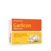 Garlicon Heart Care Capsules - Regulates and protects heart funtion with garlic (Allium Sativum) Price In Pakistan